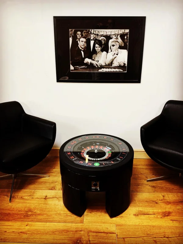 Black Piano in our showroom