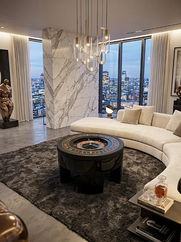 Envisioned in a London penthouse