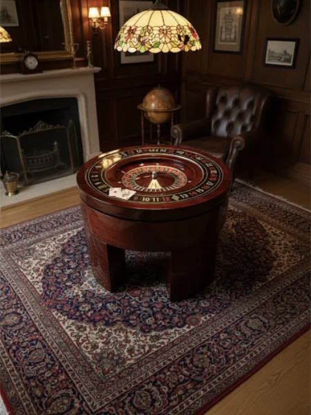 Envisioned in a wood-panelled study